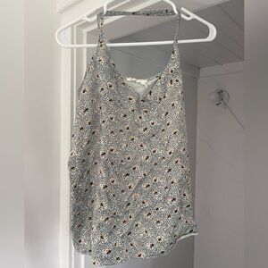 Anthropologie Floreat cross strap tank top size M